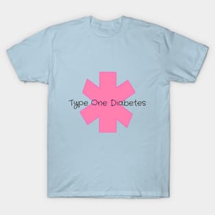 Type One Diabetes - Pink T-Shirt